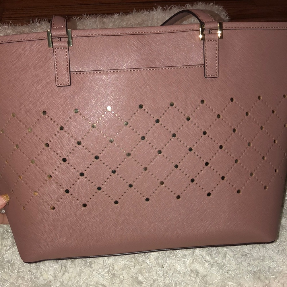 Dusty rose Michael Kors purse & wallet - Picture 4 of 8